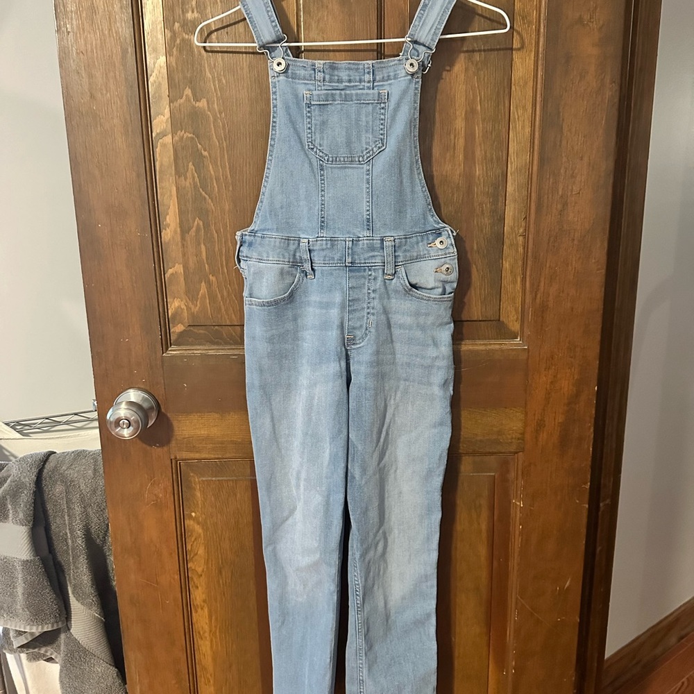 Abercrombie Light Blue Denim Overalls
